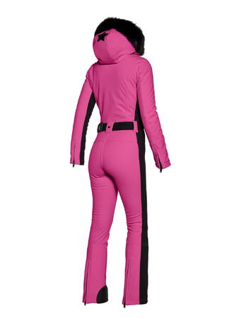 Overal Goldbergh Parry Ski Suit Faux Border Passion Pink