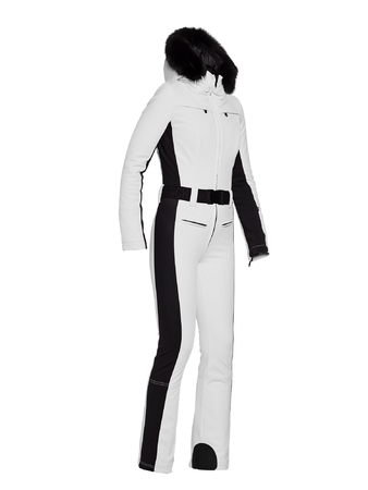 Zimný overal Goldbergh Parry Ski Suit Faux Border Long White