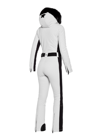 Zimný overal Goldbergh Parry Ski Suit Faux Border Long White