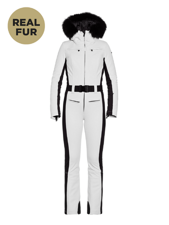 Overal Goldbergh Parry Ski Suit Real Border White