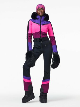 Overal Goldbergh Pearl Jumpsuit Faux Fur Amethyst Overal Goldbergh Pearl Jumpsuit Faux Fur Amethyst