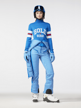 Lyžiarsky Overal Goldbergh Starstruck Ski Suit Electric Blue