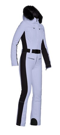 Zimný overal Goldbergh PARRY Ski Suit Real Fox Fur Levander