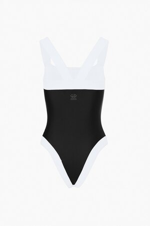 Plavky Goldbergh Hemera Bathing Suit Black/White