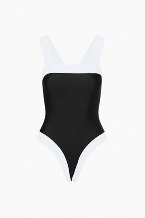 Plavky Goldbergh Hemera Bathing Suit Black/White