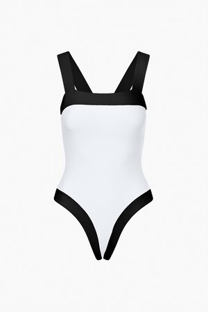 Plavky Goldbergh Hemera Bathing Suit White/Black