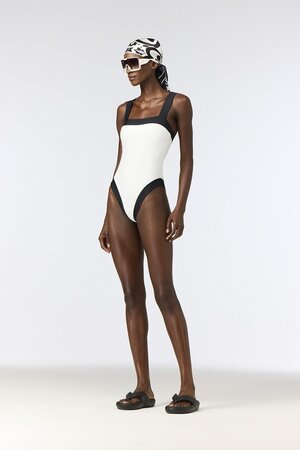 Plavky Goldbergh Hemera Bathing Suit White/Black