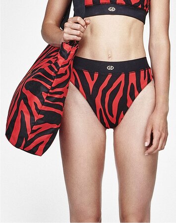 Plavky Goldbergh spodok Tevy Bikini Brief Tiger Red