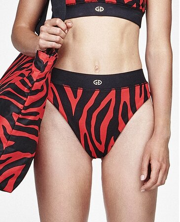 Plavky Goldbergh spodok Tevy Bikini Brief Tiger Red