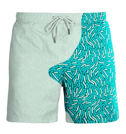 Pánske plavky Sea'sons Fingerprint Emerald Pánske plavky Sea'sons Fingerprint Emerald