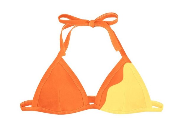 Dámske plavky Sea'sons vrch Orange/Yellow