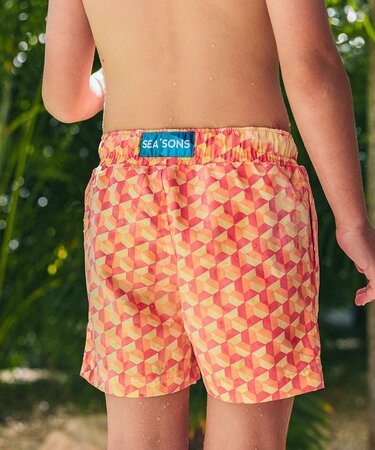 Detské plavky Sea'sons Geometric Amber Peach Detské plavky Sea'sons Geometric Amber Peach