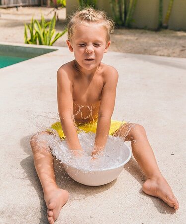 Detské plavky Sea'sons Kids Orange/Yellow