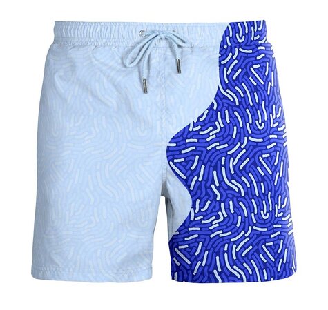 Pánske plavky Sea'sons Fingerprint Sapphire