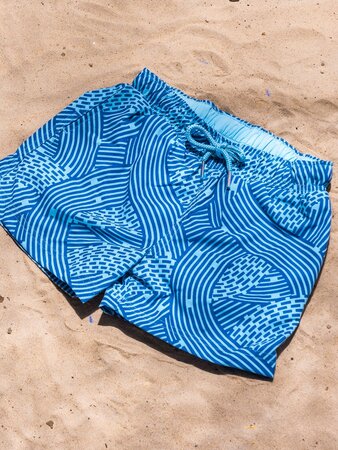 Pánske plavky Sea'sons Liquid Lines Ocean/Blue Pánske plavky Sea'sons Liquid Lines Ocean/Blue