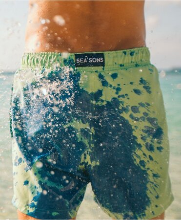 Pánske plavky Sea'sons Main Blue/Green