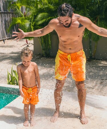 Pánske plavky Sea'sons Main Orange/Yellow Pánske plavky Sea'sons Main Orange/Yellow