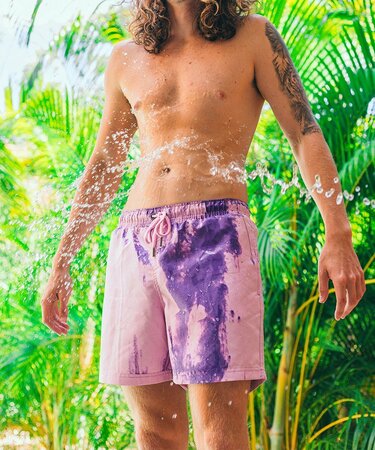 Pánske plavky Sea'sons Main Purple/Pink