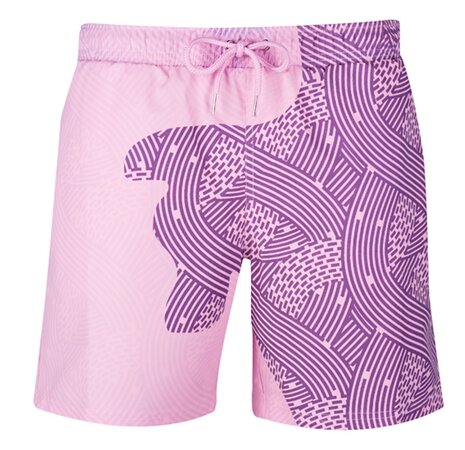 Pánske plavky Sea'sons Liquid Lines Purple/Pink