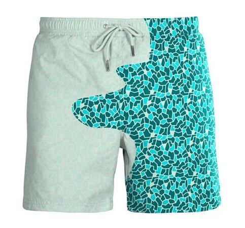 Pánske plavky Sea'sons Mosaic Emerald