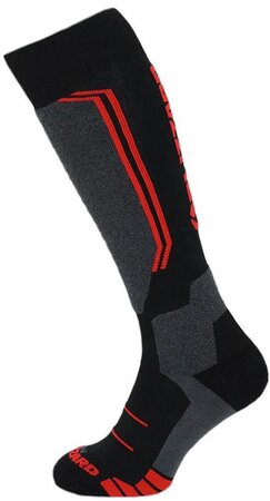 Lyžiarske ponožky Blizzard Allround Ski Socks Black/Anthracite/Red