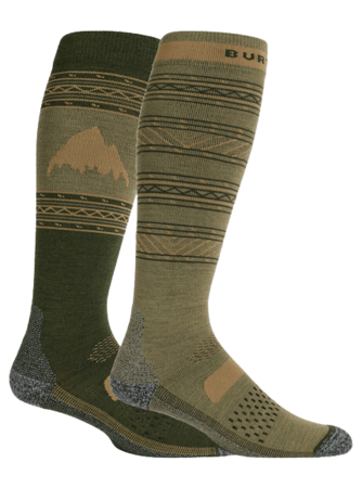 Ponožky Burton Performance Lightweight 2-Pack Martini Olive