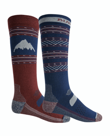 Ponožky Burton Performance Lightweight Sock 2-Pack Dress Blue/Mulled Berry
