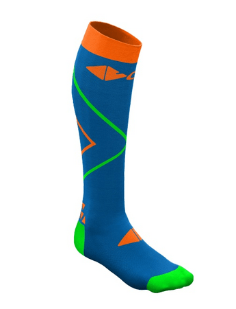 Ponožky Crazy Idea Crazy Energy Socks Print Orange Fluo Scottish