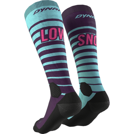 Lyžiarske ponožky Dynafit FT Graphic Sock Royal Purple Snow