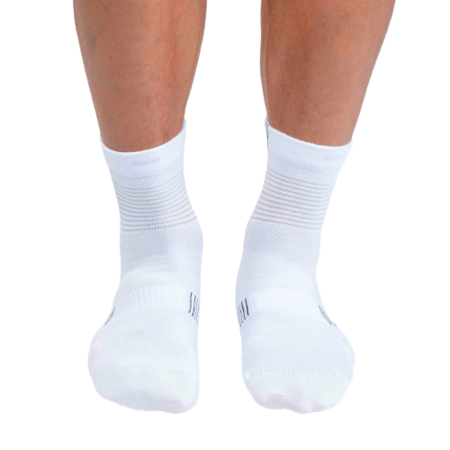 Ponožky On Running Man Ultralight Mid Sock White/Black