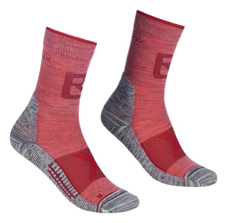 Dámske ponožky Ortovox Alpinist Pro Compression Mid Socks W Blush