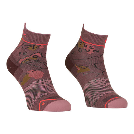 Ponožky Ortovox W's Alpine Light Quarter Socks Mountain Rose