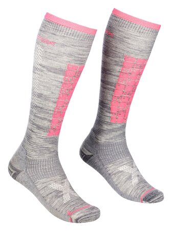Ponožky Ortovox Ski Compression Long Socks Grey Blend
