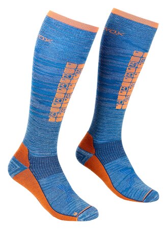 Ponožky Ortovox Ski Compression Long Socks Safety Blue