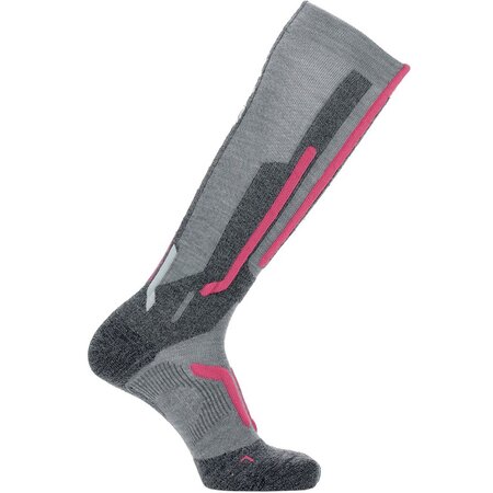 Lyžiarske ponožky UYN Lady Merino Socks Light Grey/Pink
