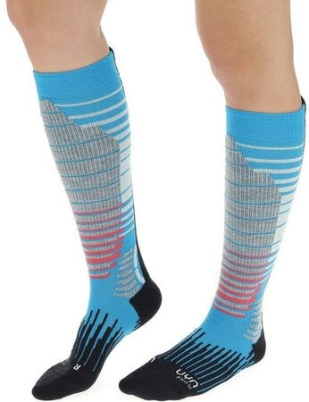 Lyžiarske ponožky UYN Lady Ski Snowboard Turquoise/Black