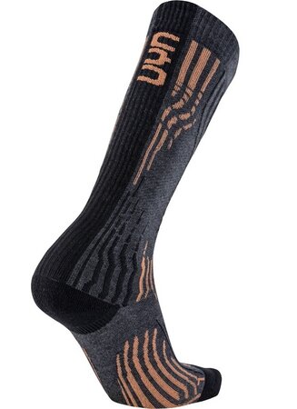 Lyžiarske ponožky UYN Ski Cashmere Grey Stone/Copper