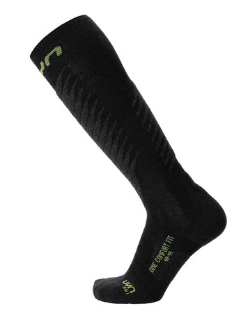 Lyžiarske ponožky UYN Ski One Comfort Fit Anthracite/Lime Lyžiarske ponožky UYN Ski One Comfort Fit Anthracite/Lime