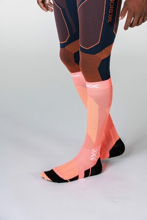 Lyžiarske ponožky X-Bionic X-Sock Ski Touring Perform OTC Blazing Orange/Orange Lyžiarske ponožky X-Bionic X-Sock Ski Touring Perform OTC Blazing Orange/Orange