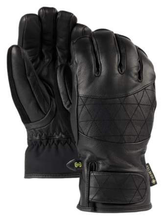 Zimné rukavice Burton Women's Gondy GORE-TEX Leather Gloves True Black