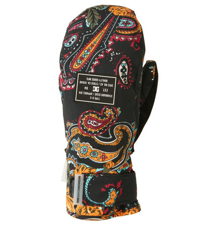 Lyžiarske rukavice DC Franchise WMNS Mitten paisley black