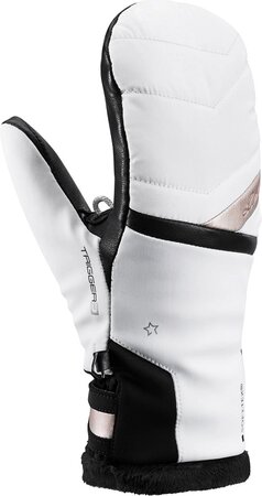 Rukavice Leki Snowfox 3D Lady Mitt White/Gold Rukavice Leki Snowfox 3D Lady Mitt White/Gold