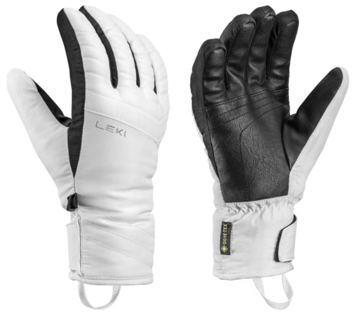 Lyžiarske rukavice Leki Sveia Zero GTX Women Black/White