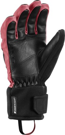Lyžiarske rukavice Leki Bird Junior Black/Rosé