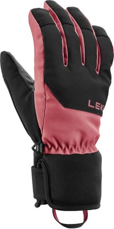 Lyžiarske rukavice Leki Bird Junior Black/Rosé