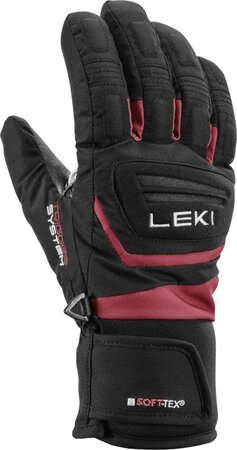 Rukavice Leki Griffin 3D Juinor Black-Rosé Rukavice Leki Griffin 3D Juinor Black-Rosé