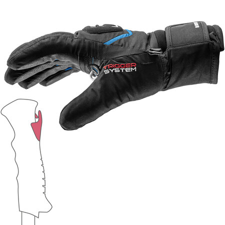 Rukavice Leki Griffin 3D Junior Black/Cyan Rukavice Leki Griffin 3D Junior Black/Cyan