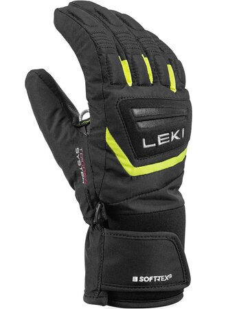 Rukavice Leki Griffin 3D Junior Black/Yellow