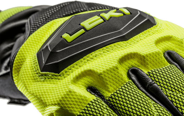 Lyžiarske rukavice Leki WCR Venom 3D Junior Black/Ice Lemon