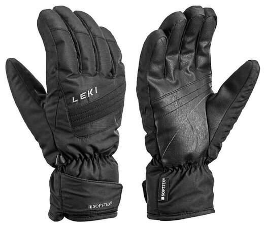 Lyžiarske rukavice Leki Vertigo Black